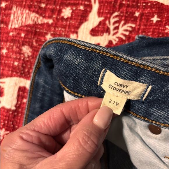 Madewell Cury Stovepipe Jeans Size 27P - Picture 3 of 5